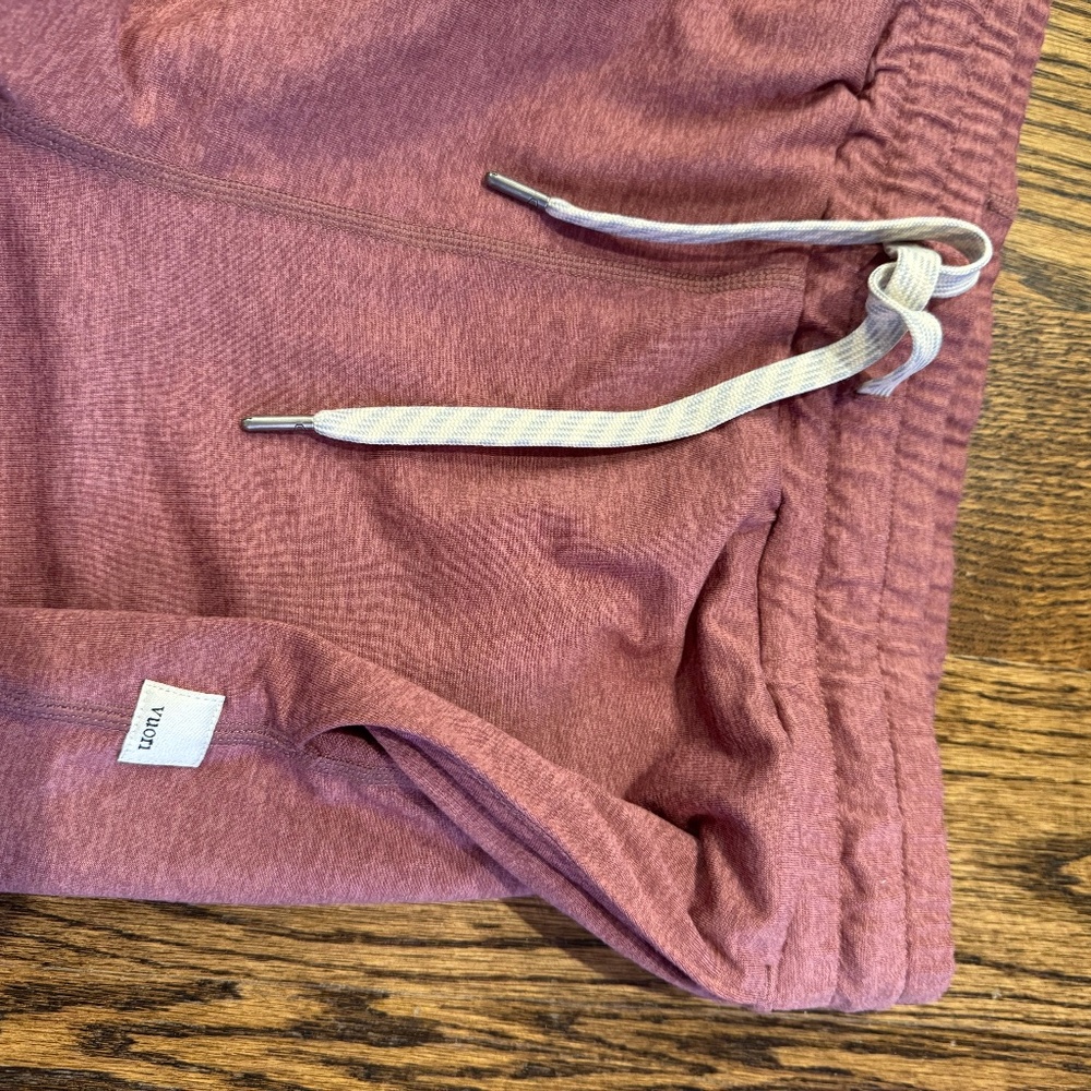 Vuori Dusty Rose Track Joggers